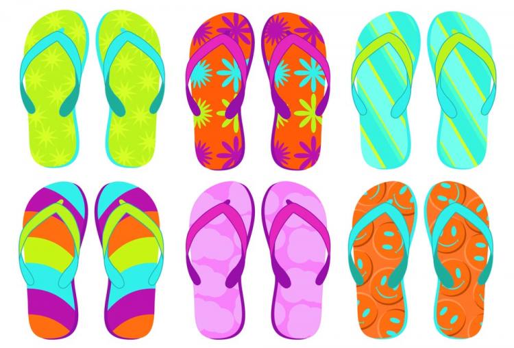 free vector Summer sandals 02 vector